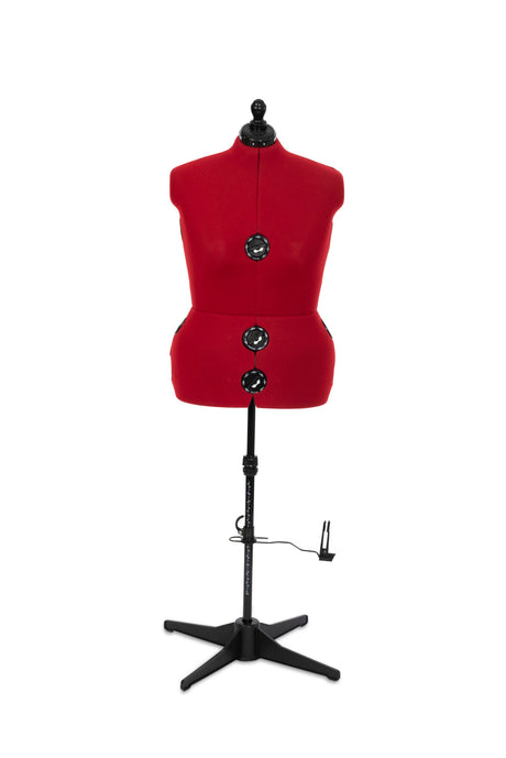 Adjustoform * made in the UK * Diana Dress Form (Cherry Red) available in 5 sizes with 12 adjusters