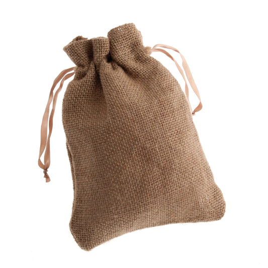 Natural Hessian Bag, 21 x 15cm