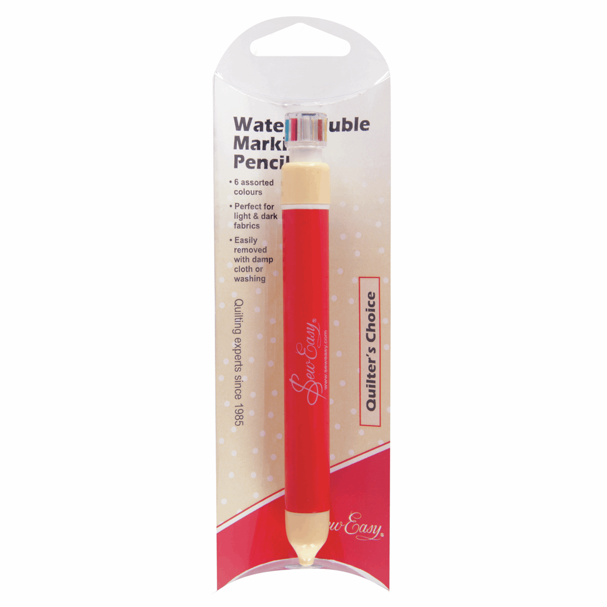 Sew Easy 6 Colour Retractable Wash Out Pencil