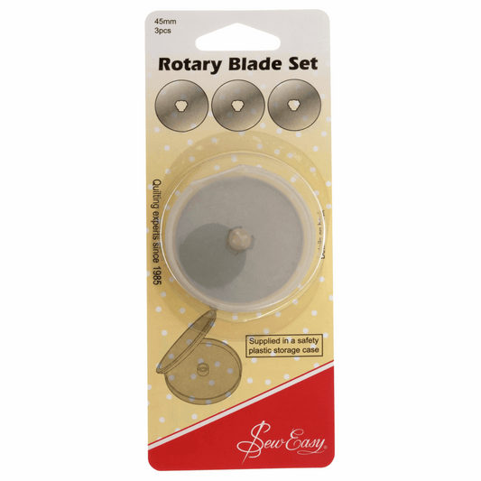 Sew Easy Straight Edge Rotary Blades - 45mm (Pack of 3)