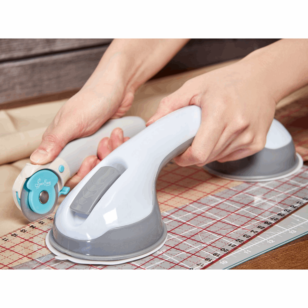 Sew Easy Ruler Grip with Safety Handle