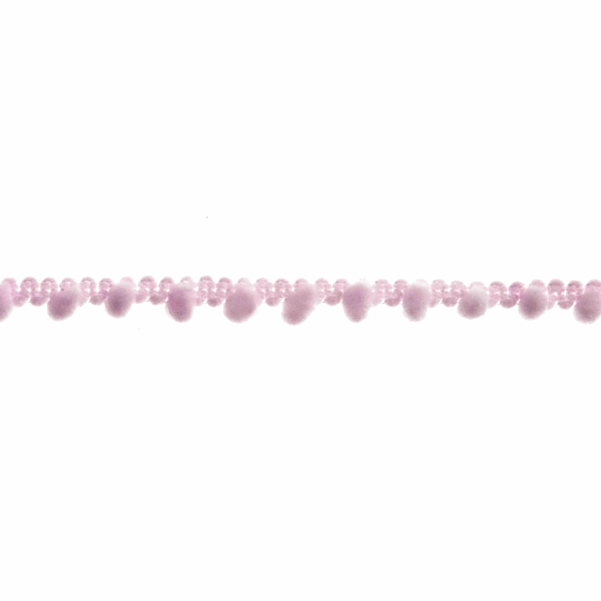 Trimits Small Light Pink Pom Pom Trim Edging - 27.4m x 7mm (Full roll)