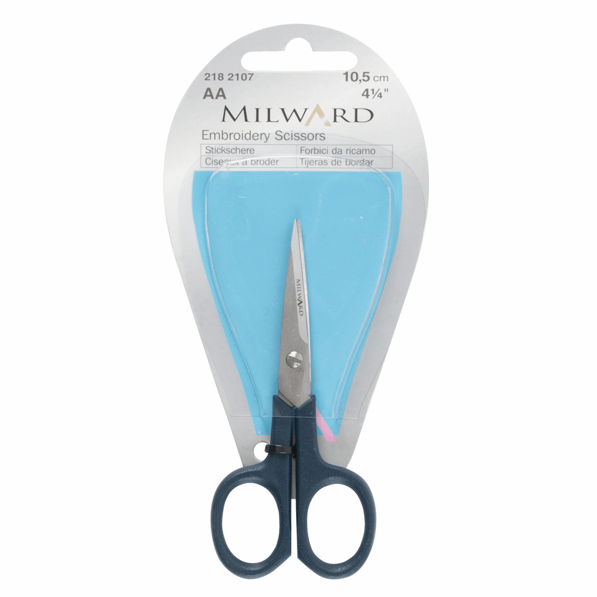 Embroidery Scissors 10.5cm Plastic Handle