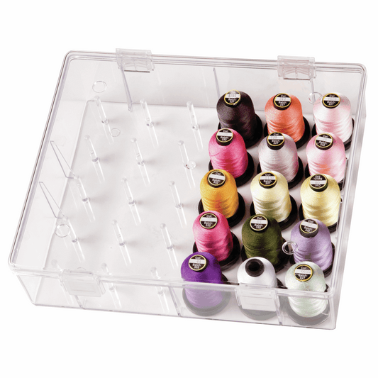 Embroidery Thread Organiser - holds 30 cones or 100 smaller cops.