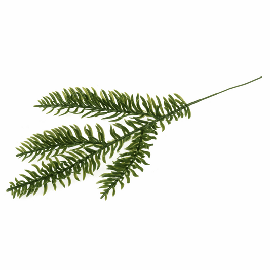 Artificial Pine Leaf Branch - 25cm (Single Stem)