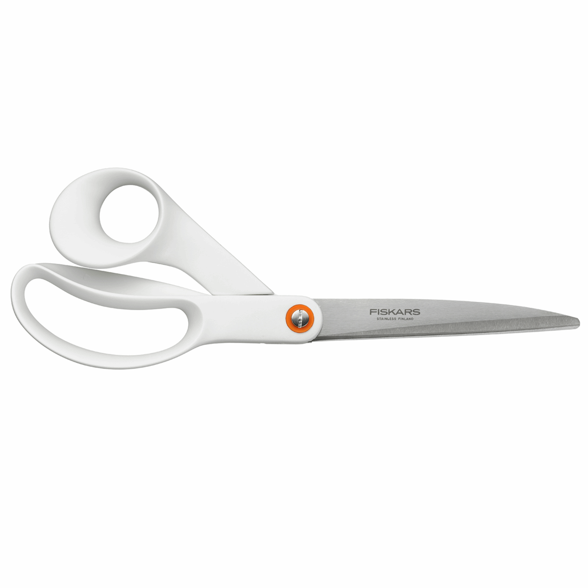 Fiskars Scissors for Thick and Multiple Layers of Fabric - White: 24cm/9.5in