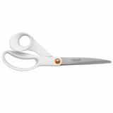 Fiskars Scissors for Thick and Multiple Layers of Fabric - White: 24cm/9.5in