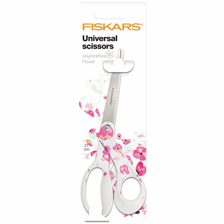 Fiskars General Purpose Scissors - Inspiration Floral - 21cm