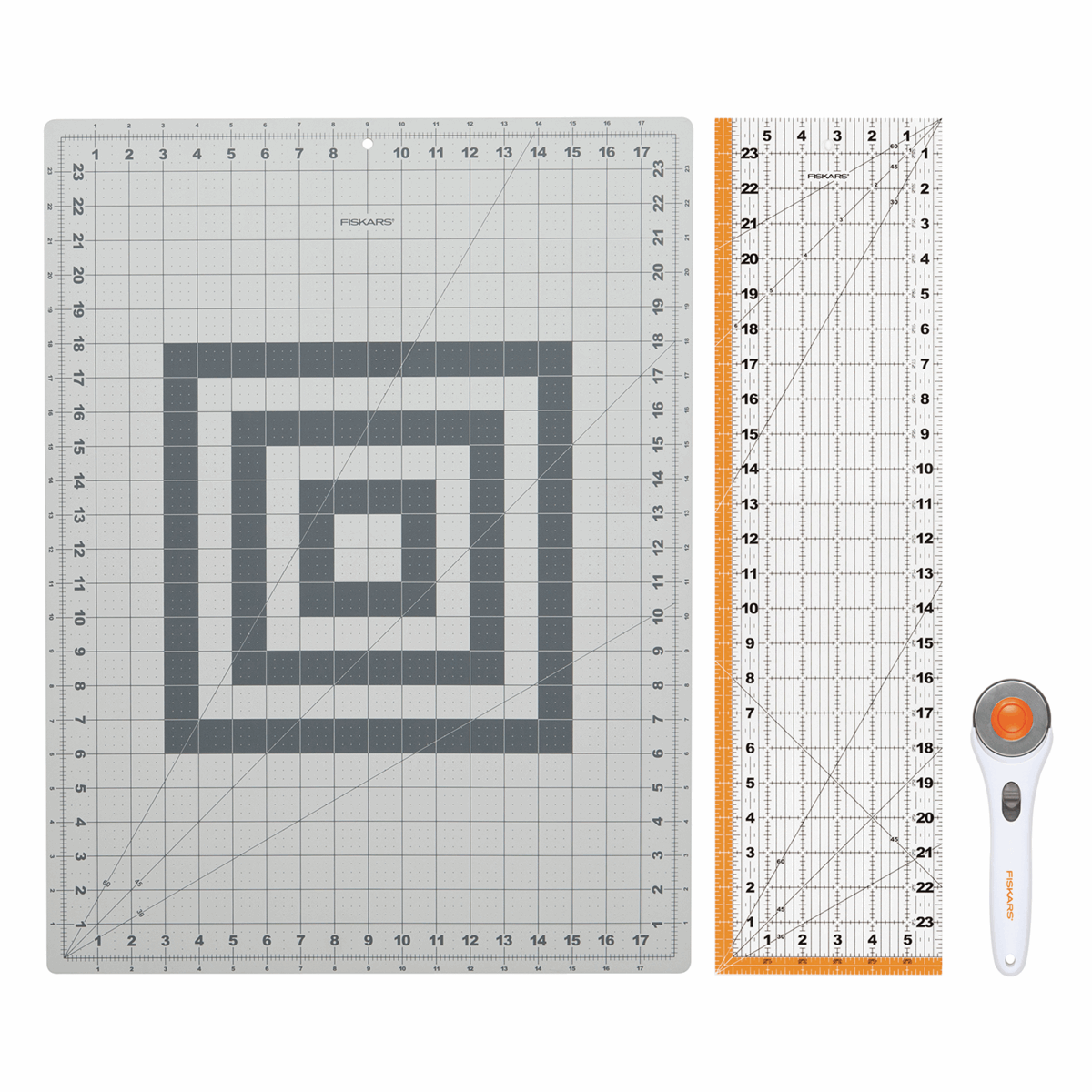 Fiskars 3 Piece Rotary Cutting Set