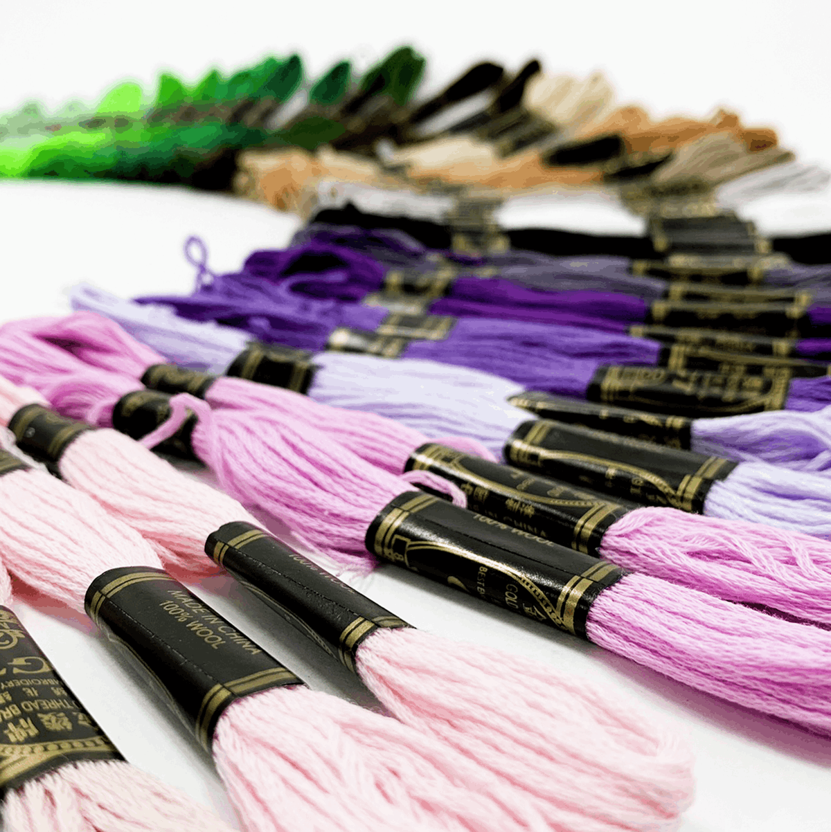 Embroidery Floss - Assorted Pack of 100 Skeins