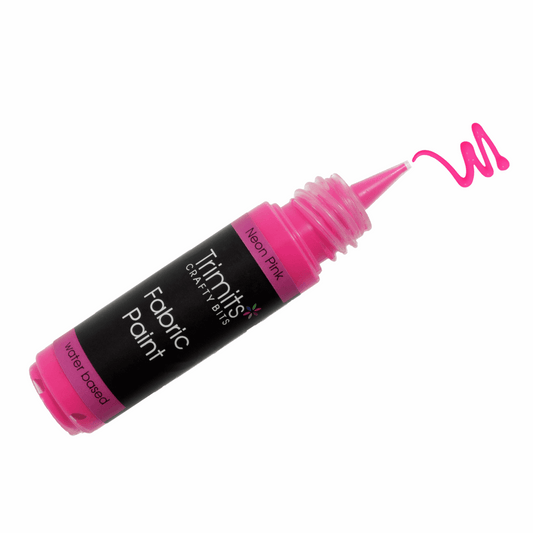Trimits Fabric Paint Pen 20ml - Neon Pink