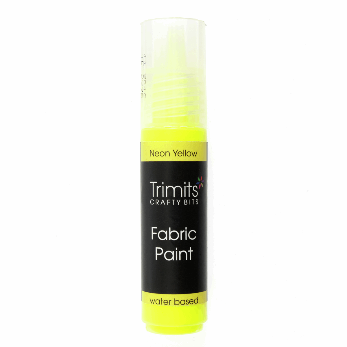 Trimits Fabric Paint Pen 20ml - Neon Yellow