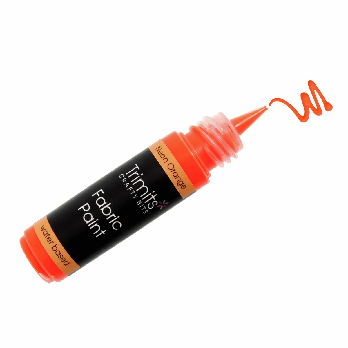 Trimits Fabric Paint Pen 20ml - Neon Orange