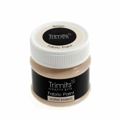 Trimits Fabric Paint Pot 50ml - Beige