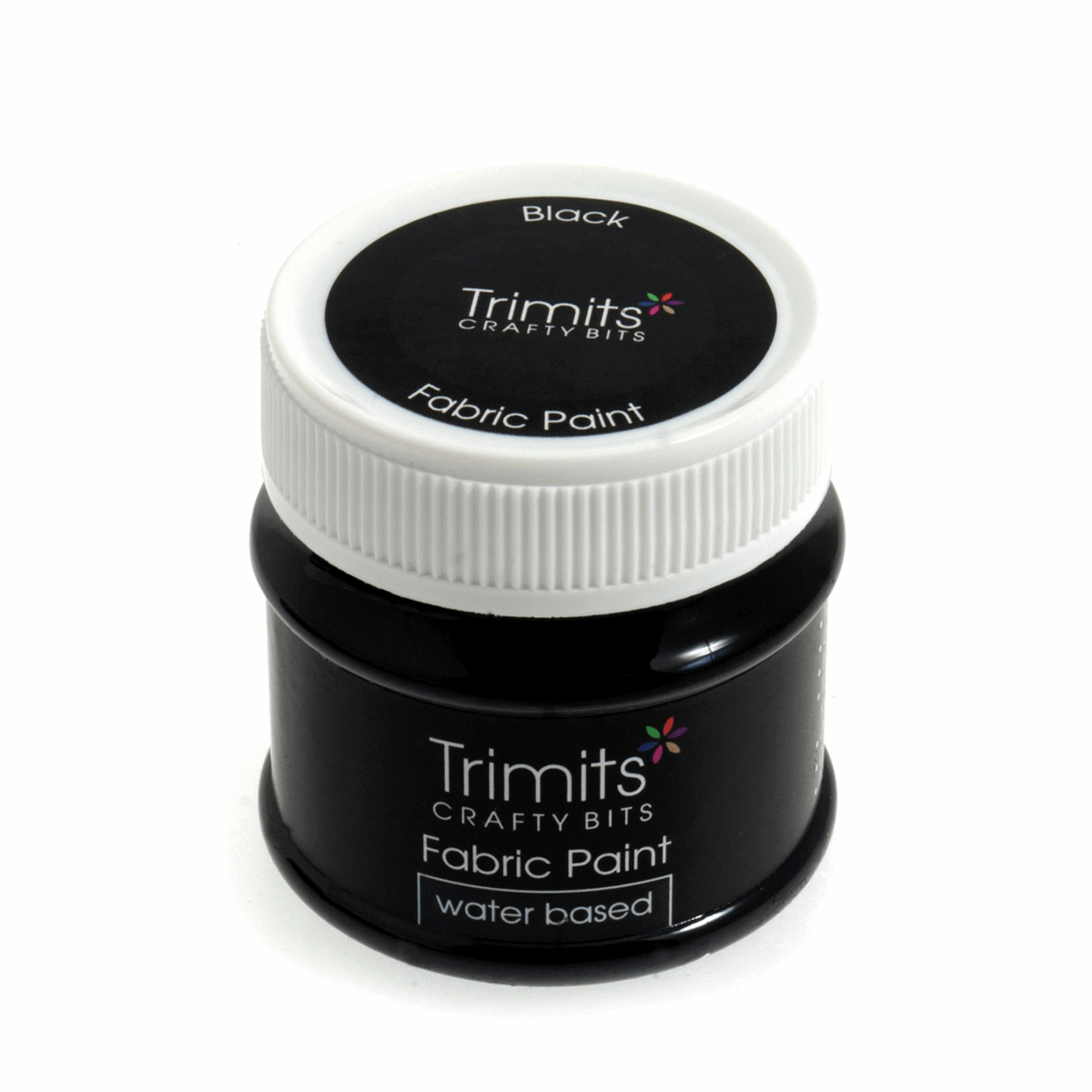 Trimits Fabric Paint Pot 50ml - Black