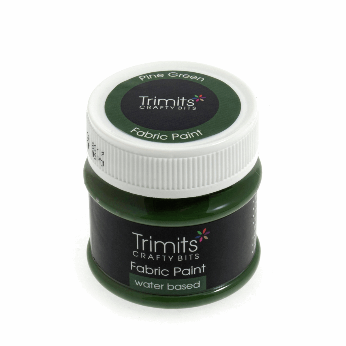 Trimits Fabric Paint Pot 50ml - Pine Green