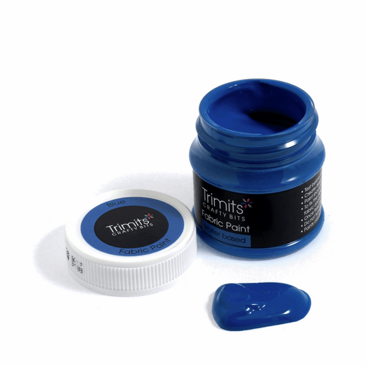 Trimits Fabric Paint Pot 50ml - Blue