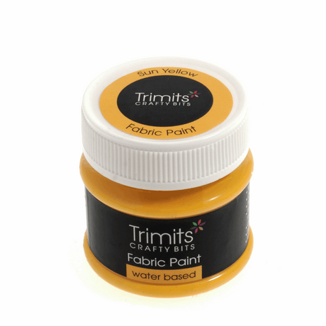 Trimits Fabric Paint Pot 50ml - Sun Yellow