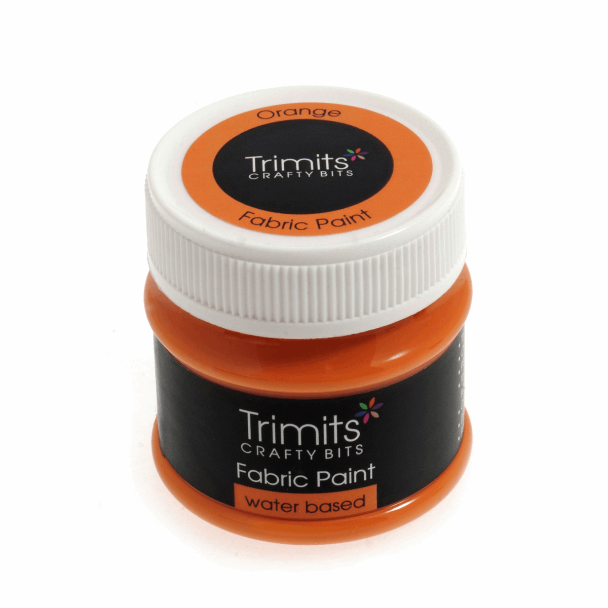 Trimits Fabric Paint Pot 50ml - Orange