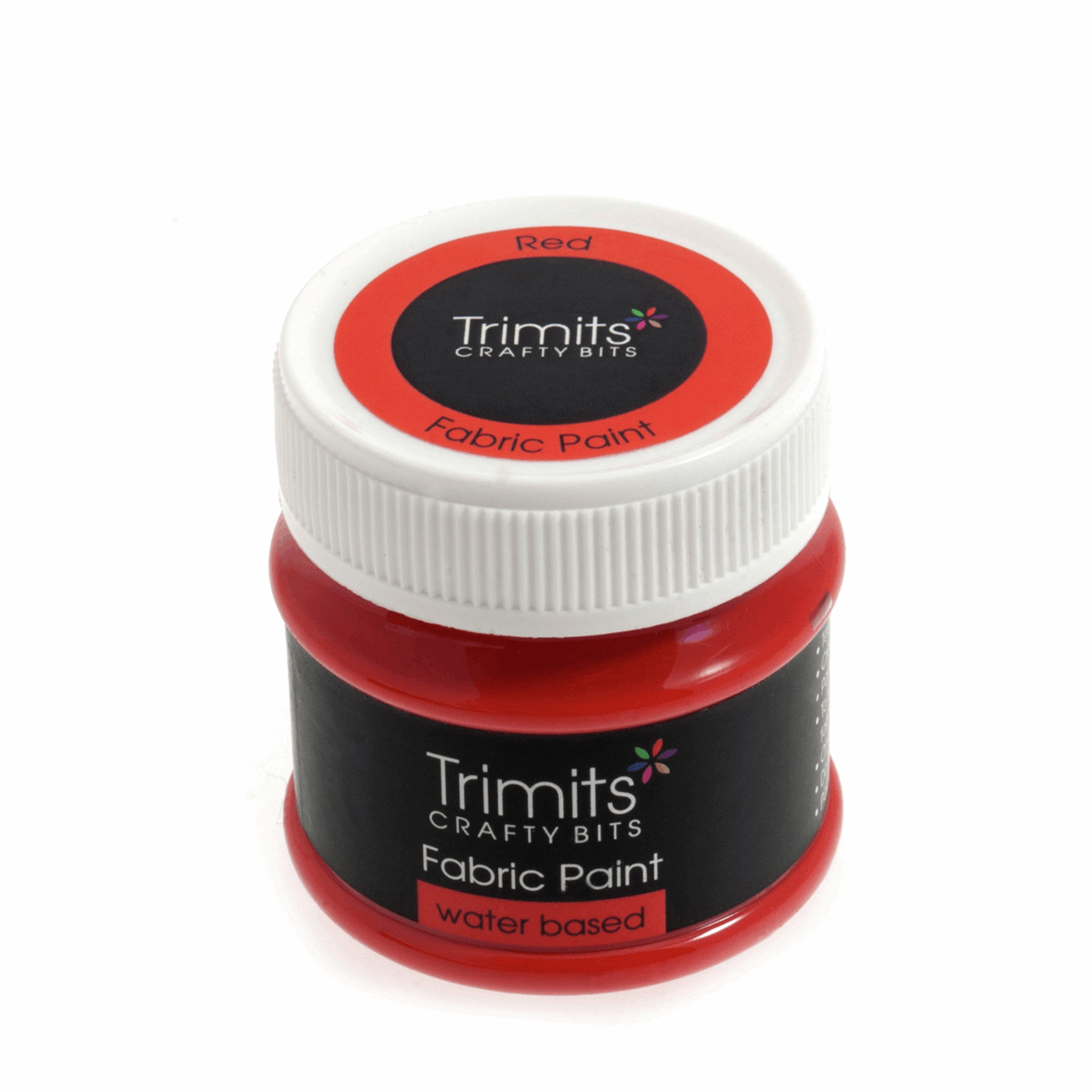 Trimits Fabric Paint Pot 50ml - Red