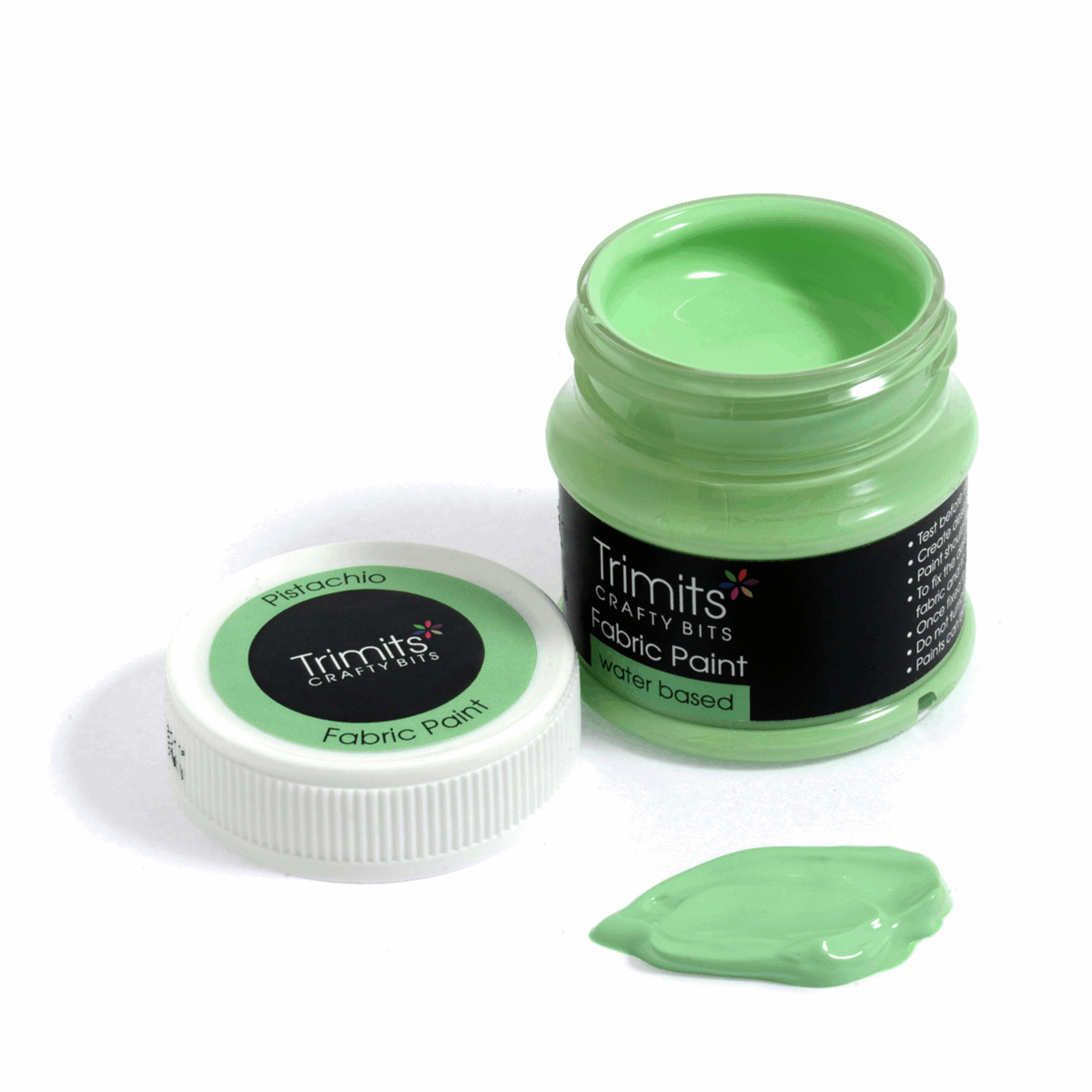 Trimits Fabric Paint Pot 50ml - Pistachio