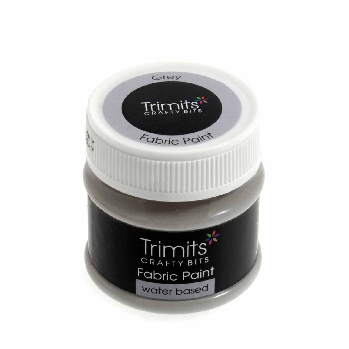 Trimits Fabric Paint Pot 50ml - Grey