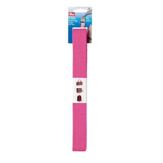 Prym Pink Bag Strap - 30mm x 3mm