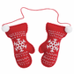 Felt Decoration Kit: Christmas: Pair of Mittens * Clearance *