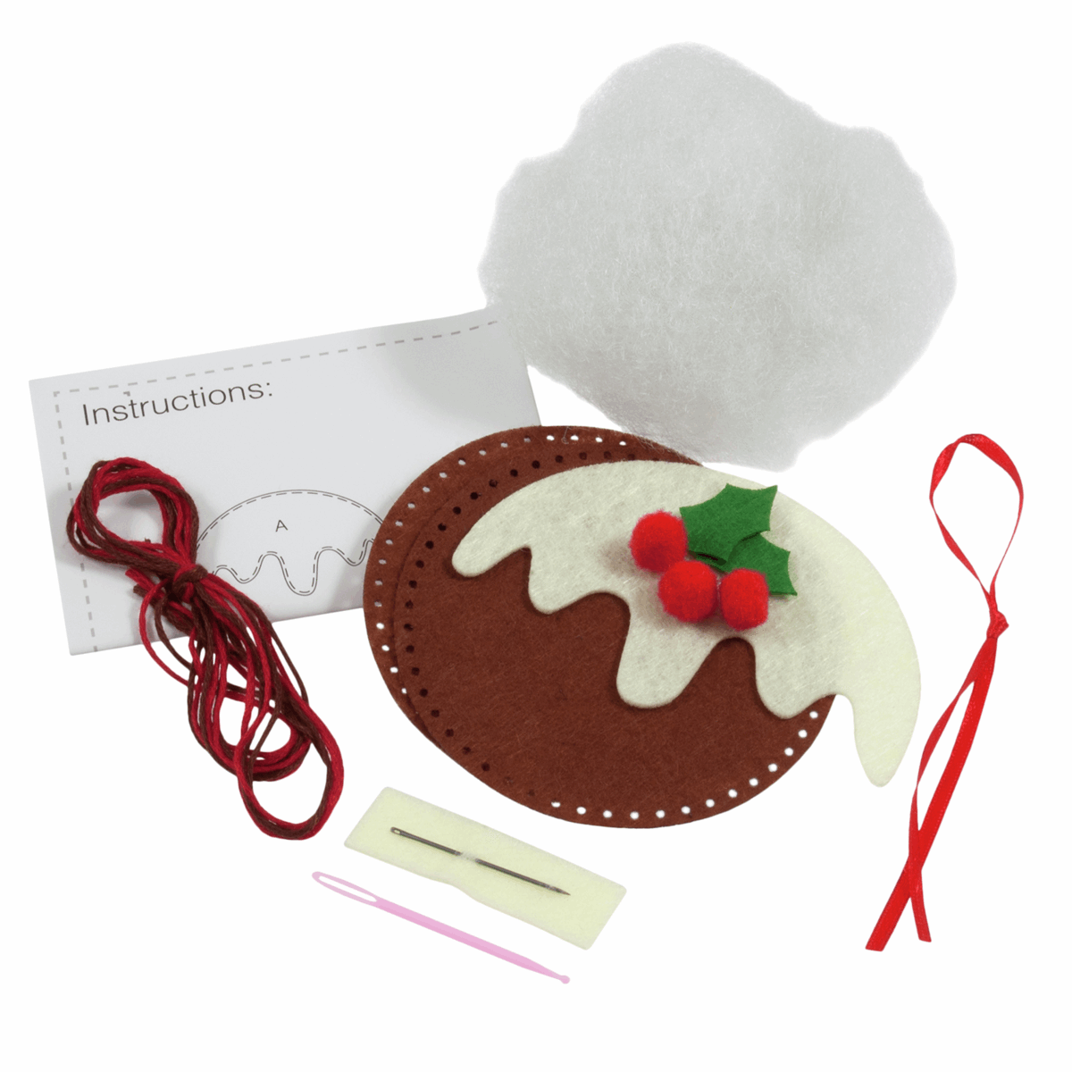 Felt Decoration Kit: Christmas: Christmas Pudding