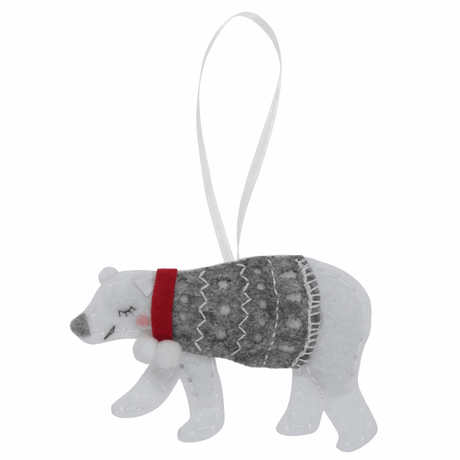 Felt Decoration Kit: Christmas: Polar Bear