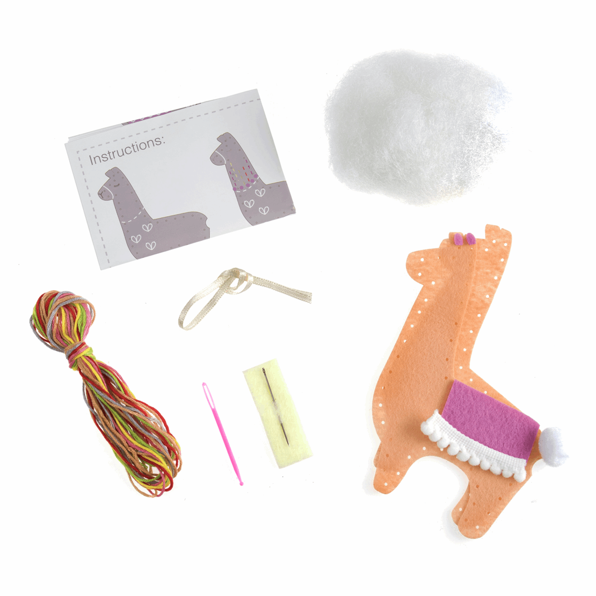 Felt Decoration Kit: Llama