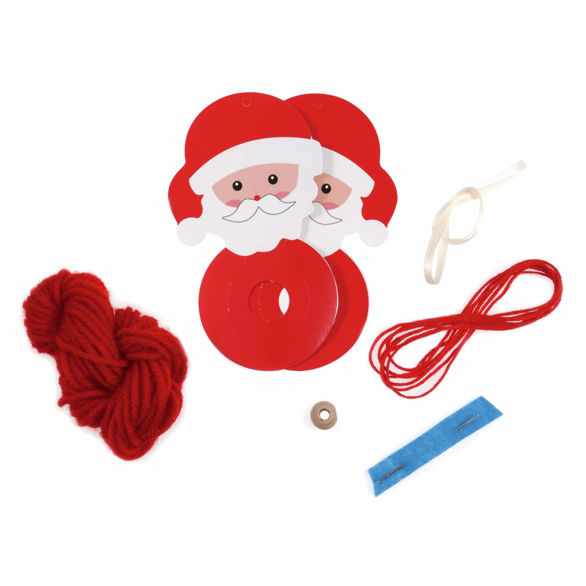 Pom Pom Decoration Kit - Santa