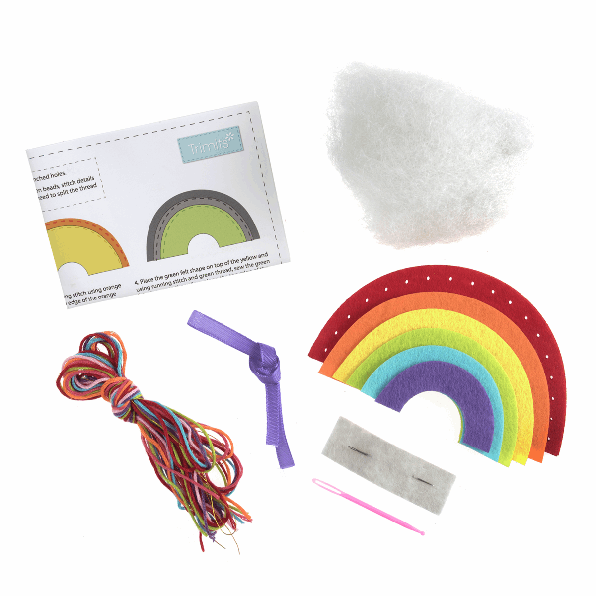 Felt Decoration Kit: Rainbow