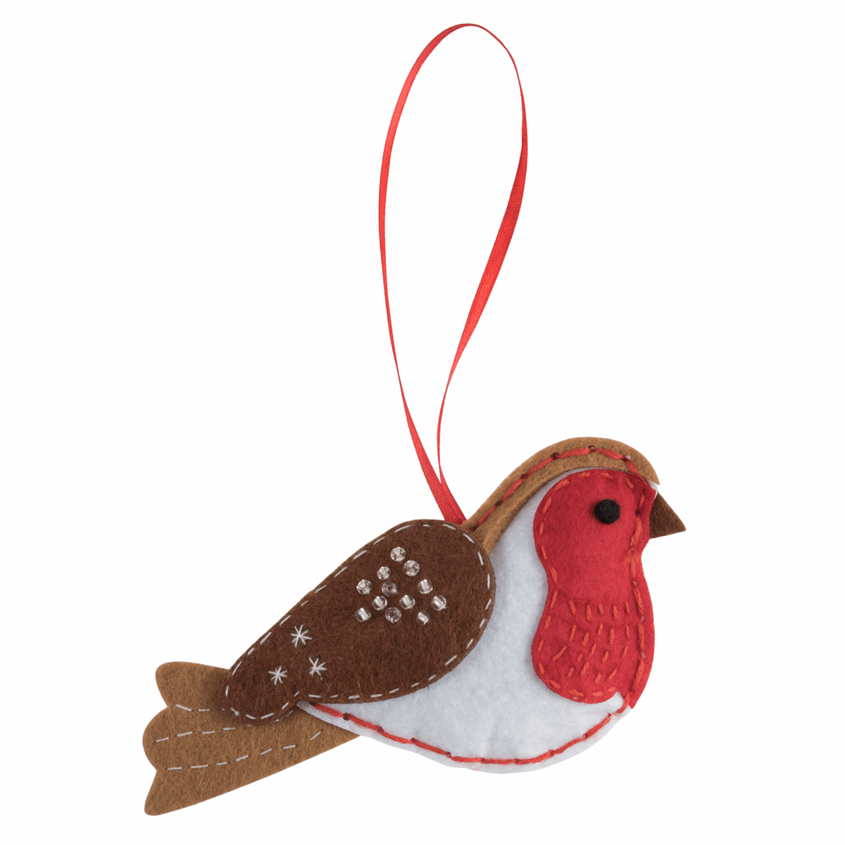 Trimits Felt Decoration Kit - Christmas Robin