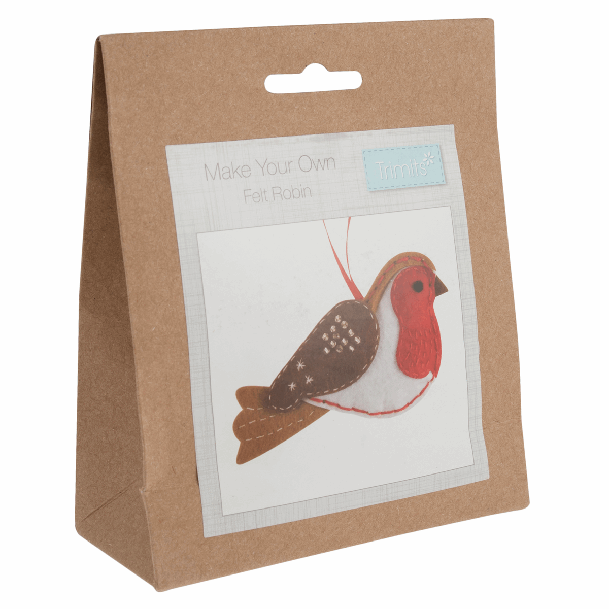 Trimits Felt Decoration Kit - Christmas Robin