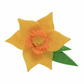 Felt Decoration Kit: Daffodil Brooch