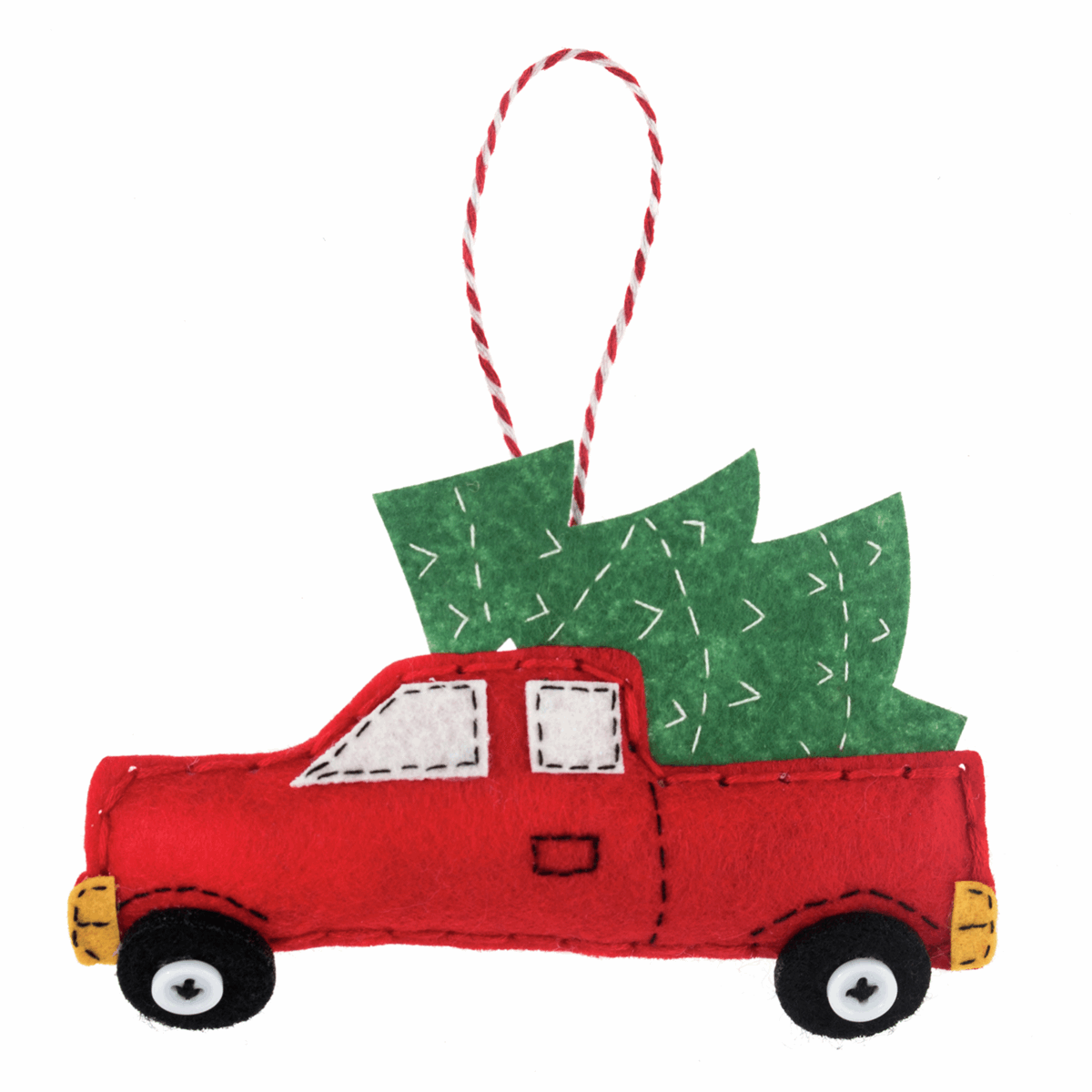 Trimits Felt Decoration Kit - Christmas Tree Truck