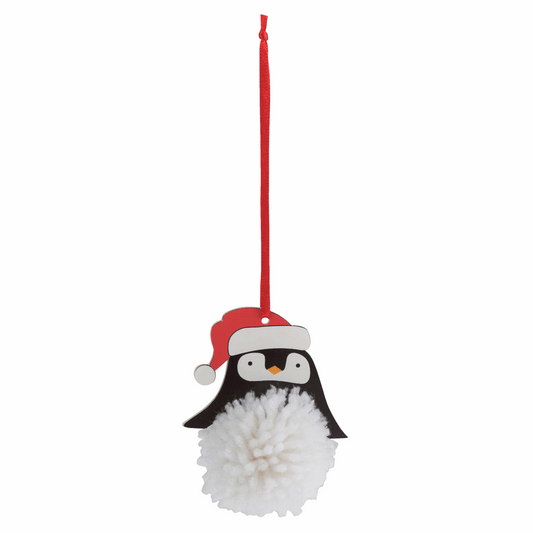 Trimits Christmas Penguin Pom Pom Decoration Kit