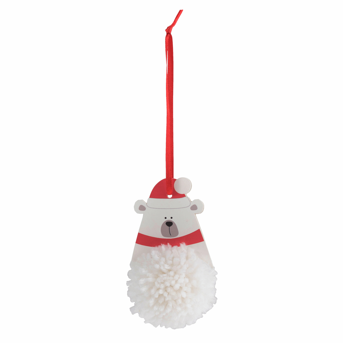 Trimits Christmas Polar Bear Pom Pom Decoration Kit