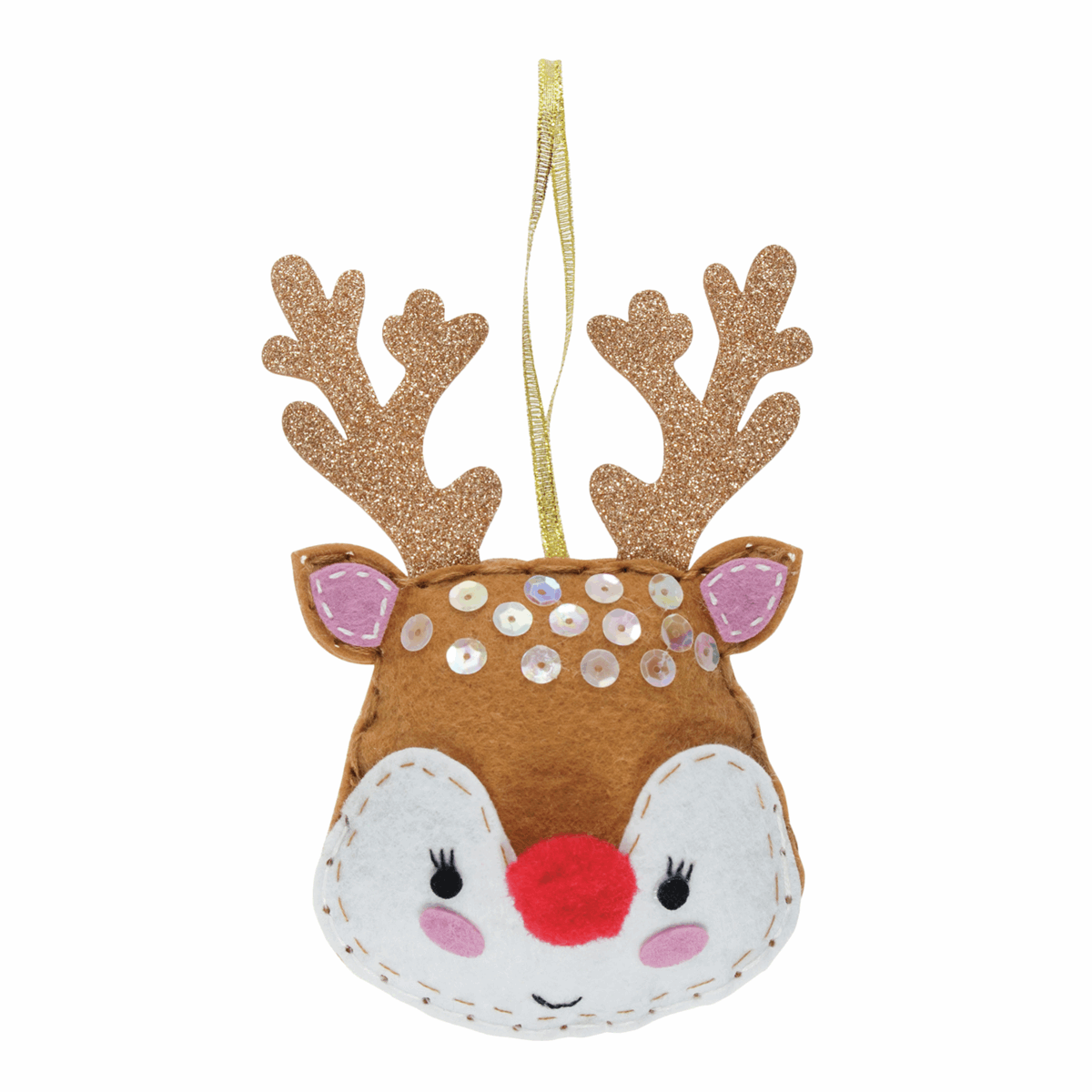 Trimits Felt Decoration Kit - Christmas Reindeer