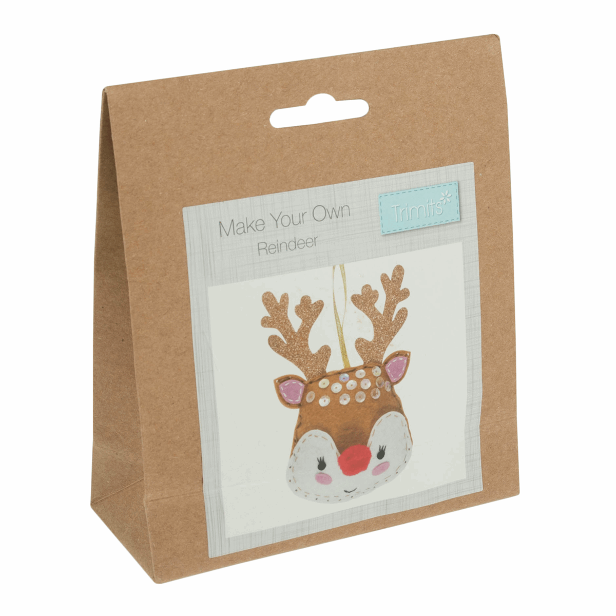 Trimits Felt Decoration Kit - Christmas Reindeer