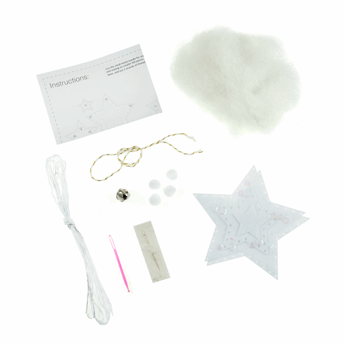 Trimits Felt Decoration Kit - Christmas Star