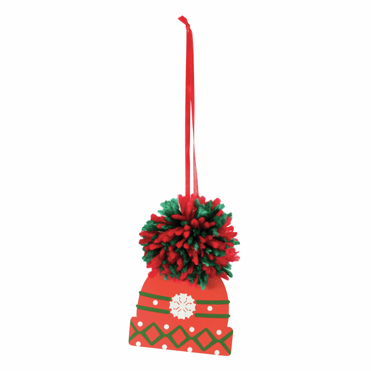 Trimits Pom Pom Decoration Kit - Christmas Woolly Hat