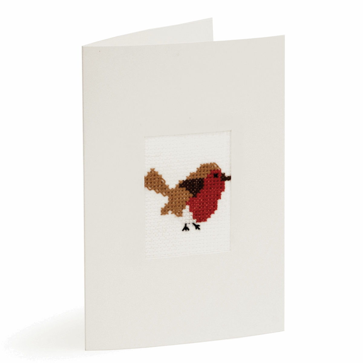 Trimits Cross Stitch Greeting Card Kit - Robin