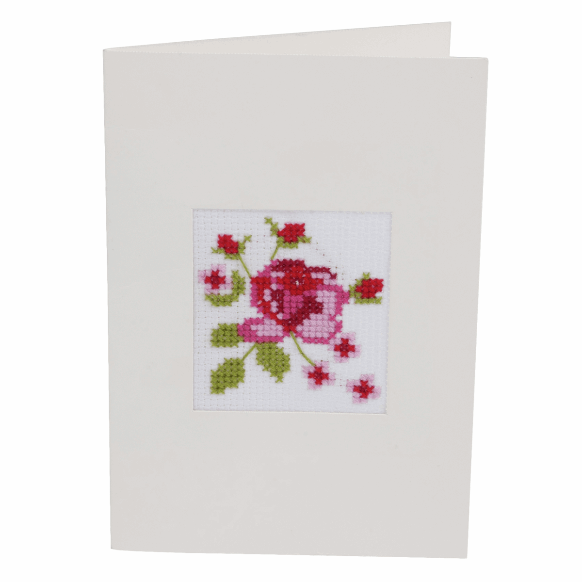 Counted Cross Stitch Card Kit - Floral