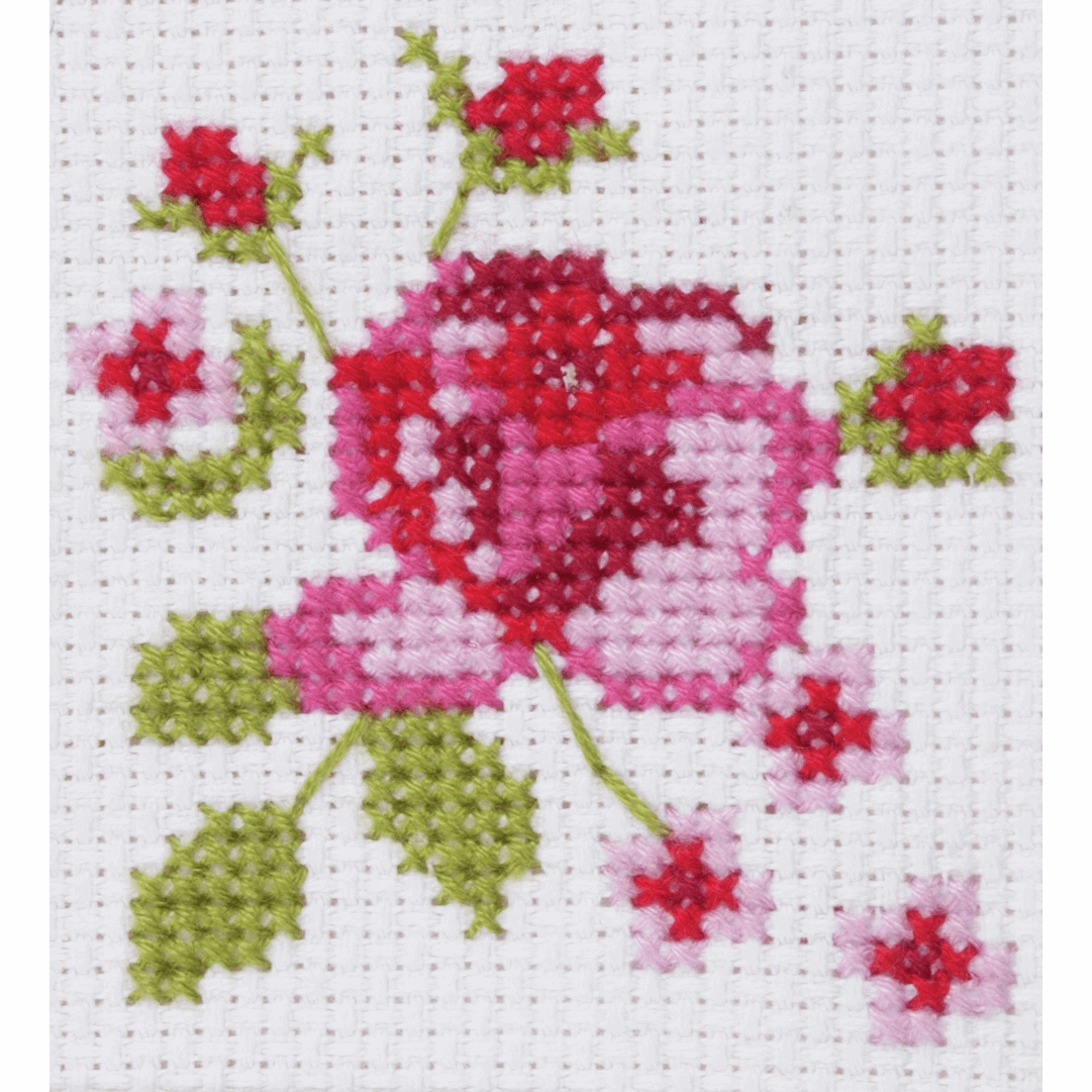 Counted Cross Stitch Card Kit - Floral