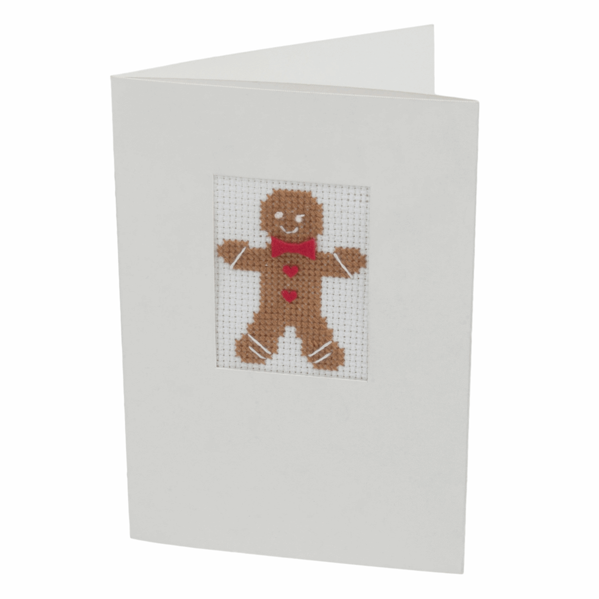 Trimits Cross Stitch Greeting Card Kit - Gingerbread Man