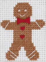 Trimits Cross Stitch Greeting Card Kit - Gingerbread Man