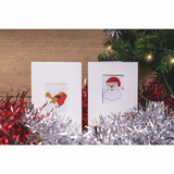 Trimits Cross Stitch Greeting Card Kit - Santa