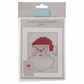 Trimits Cross Stitch Greeting Card Kit - Santa